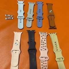 Applewatch 互換性ベルト8本の画像