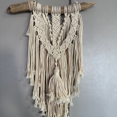 作家さん手作り✨【マクラメ編み】タペストリー　　インテリアの画像