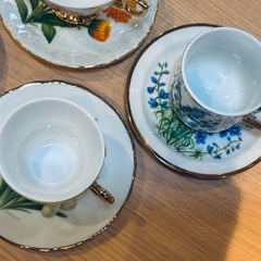 A8038【D.Hague】デミタス 5客セット カップ＆ソーサーの画像