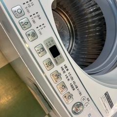 ジャングルジャングル貝塚店　6.0kg 洗濯機　SHARP ES-G60TC  2018年製　縦型洗濯機　サイド傷有り　1週間動作保証　クリーニング済み　中古　リユース　貝塚市　二色浜の画像