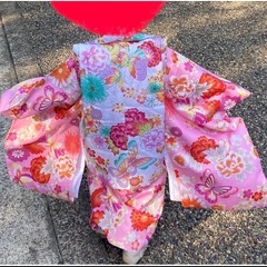 3歳 七五三被布セット ピンク 女の子の画像