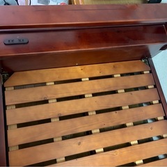 ベッドフレーム　シングル　対荷重600kg 木製の画像