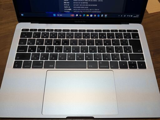 MacBook Pro A1708　Core i5 2.0GHz/13.3インチ/Windows11 Pro/Office 搭載/8G