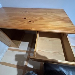 木製つくえの画像