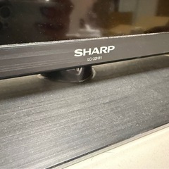 SHARP32型テレビの画像