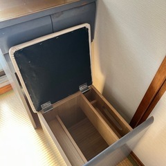 【早い者勝ち】定価約4万！ニトリ ドレッサー（グレー塗装あり・800円）配送相談可の画像