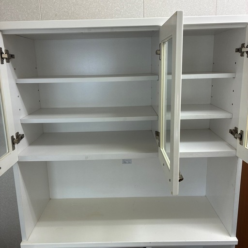 
キッチンボード(食器棚)ホワイト