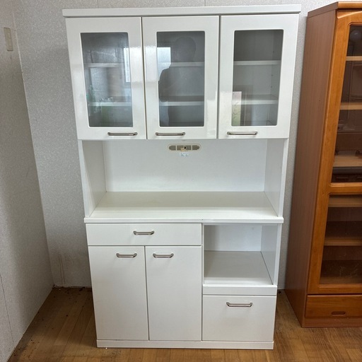 
キッチンボード(食器棚)ホワイト