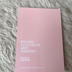 BTS SUGA フォトカードの画像