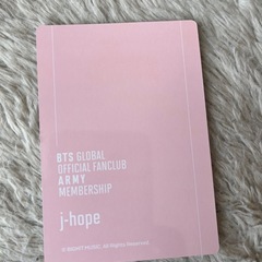 BTS  j-hope   フォトカードの画像