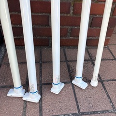 突っ張り棒5本セット　つっぱり棒　　突っぱり棒　　の画像