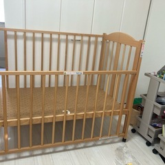 ベビーベッド　スリーピー　ワンタッチハイベッド　パルの画像