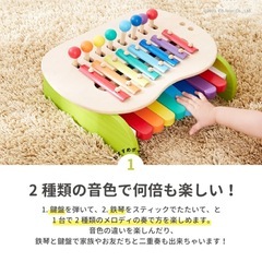 エドインター☆木琴 森のメロディーメーカー 知育おもちゃの画像