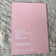 BTS  Jung Kook フォトカードの画像