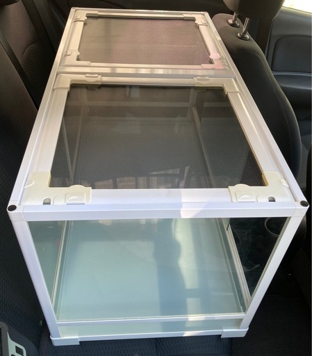 90cm 爬虫類ケージセット ライト・ヒーター付 引き取り限定
