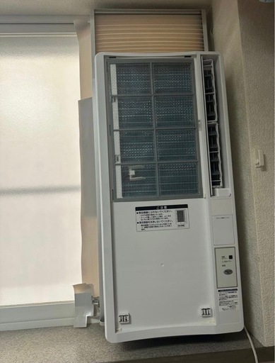 2022年製 コイズミ 窓用エアコン KAW-1622 付属品フルセット 清掃済