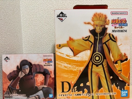 NARUTO 疾風伝 一番くじ A賞柱間 D賞ナルト フィギュアセット