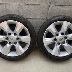 ハイエースなど プラド純正タイヤホイール 17インチの画像