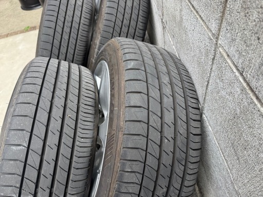 ハイエースなど プラド純正タイヤホイール 17インチ