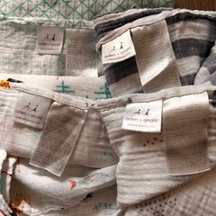 【まとめ売り】おくるみ4枚セット エイデン&アネイ コットン ブランケット ベビーの画像