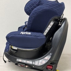 M【中古品】Aprica アップリカ フラウディア グロウ ISOFIX チャイルドシート 2.5kg~18kgまで ネイビー 196-8N25 ベビー用品 カー用品の画像