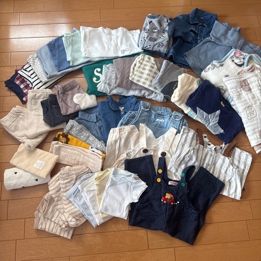 ベビー服　80サイズ、90・95サイズ、靴7足おまとめセット