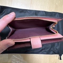 コーチ　財布　ピンク　二つ折りの画像