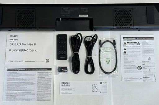 【美品】DENON ステレオサウンドバー "DHT-S216" DTS Virtual:X、Bluetooth対応