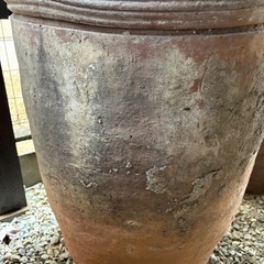 備前焼水がめの画像