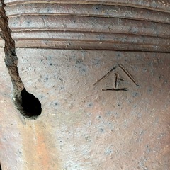 備前焼水がめ②の画像