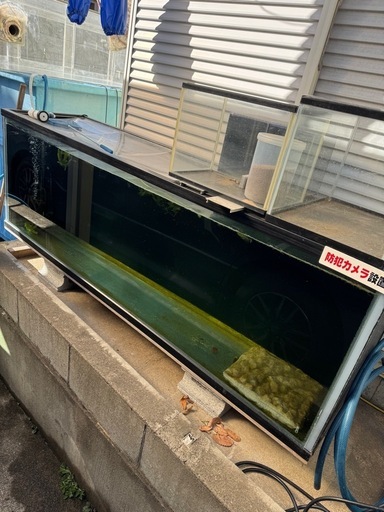 ガラス水槽 1800×450xh600 大型水槽特殊サイズ 金魚熱帯魚