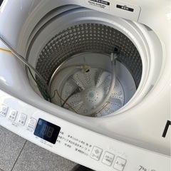 2025年製　ハイアール　洗濯機 JW-U70EA 7.0kg  大きめ洗濯機　送風機能付きの画像