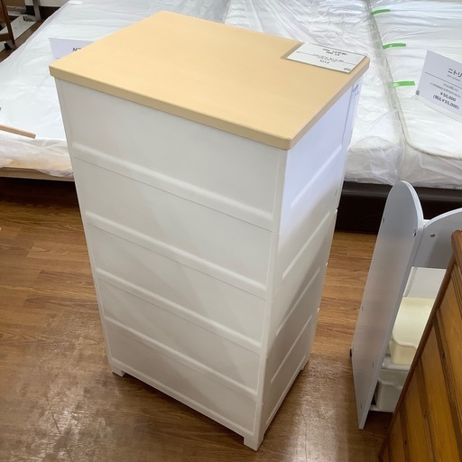 FITS フィッツ ウッドトップ5段チェスト【トレファク 川越店】