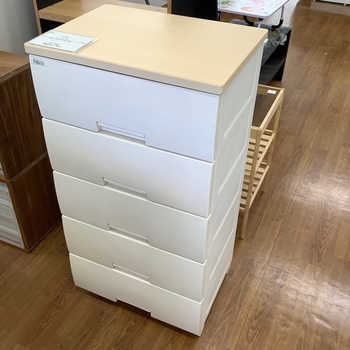 FITS フィッツ ウッドトップ5段チェスト【トレファク 川越店】