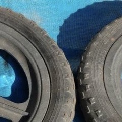 ★耕運機用移動タイヤ 2個　マメトラMC-8　MC-10に使用可能の画像