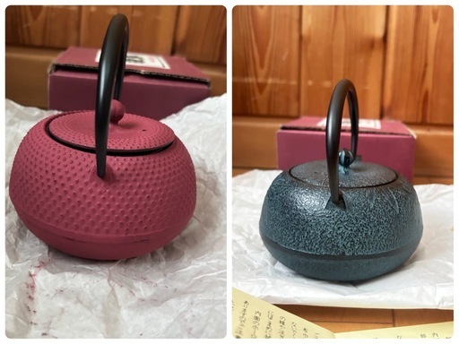 【募集中】南部鉄器 赤青 セット