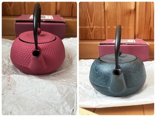 【募集中】南部鉄器 赤青 セット