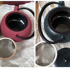 【募集中】南部鉄器 赤青 セットの画像