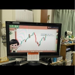 シャープの32型液晶テレビの画像