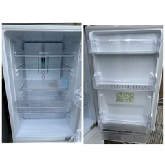 【現状品】　SHARP ノンフロン冷凍冷蔵庫　2018年製の画像