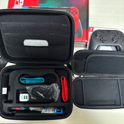 【極美品/即遊べる】Switch本体セット＋プロコン＋パワプロ＋ケース一式