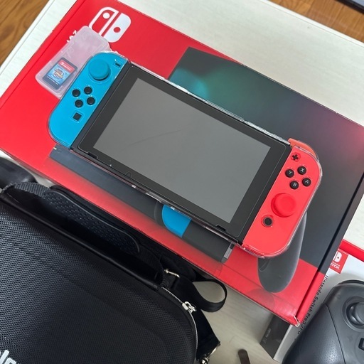 【極美品/即遊べる】Switch本体セット＋プロコン＋パワプロ＋ケース一式