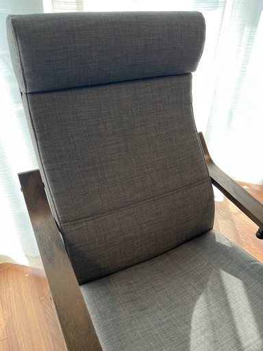美品　IKEA POÄNG ポエング パーソナルチェア（2個） ＋ドリンクホルダー（1個）