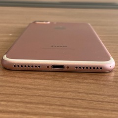 iPhone 7 Plusのローズゴールド、大容量256GBの画像