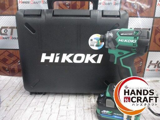 ハイコーキ WH36DC インパクトドライバ バッテリー×2 充電器×1　【ハンズクラフト宜野湾店】