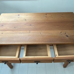 【美品】カントリー調 ハンドメイドデスクの画像