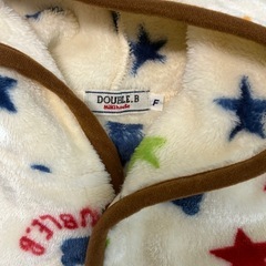 ミキハウス  ダブルビー　ポンチョ　アウターの画像