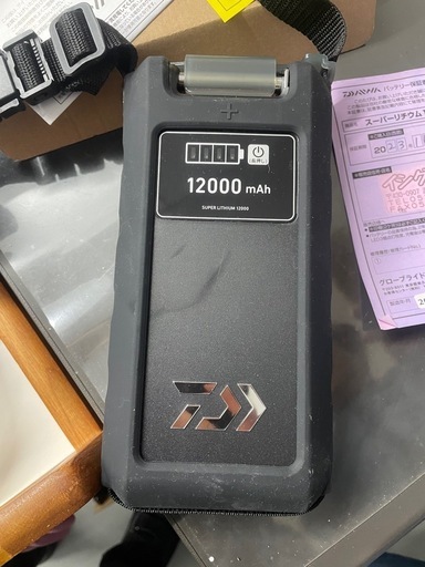 SUPER LITHIUM 12000WP-C 電動リール用バッテリーの通販はau PAY