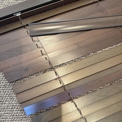 ウッド、ブラインド　美品の画像