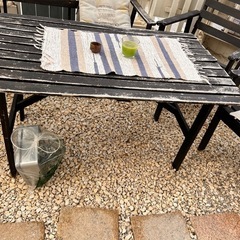 ガーデンテーブル　イス　セットの画像